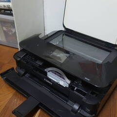 Canon キャノン MG6330 ブラック インクジェット複合機 本体のみ（インクカートリッジ無し）通電確認のみ　ジャンクにての画像