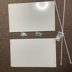 【取引終了】無印良品　スチールユニットシェルフ　ラック　大　帆立　棚　パネル　の画像