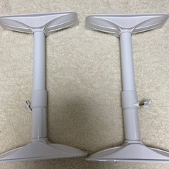 家具転倒防止突っ張り棒 ホワイト 取付高さ35~50cm REQ...