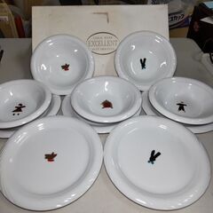 未使用 洋食器 中澤寿美子キイズテーブル 小皿 ボウル皿 5枚 ...