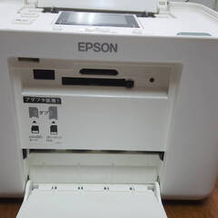 EPSON カラリオ・ミー E-500 エプソン フォトプリンター 本体のみ（ACアダプター無し） 通電確認のみ　エラーのためジャンクにての画像