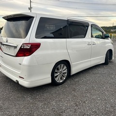 自社ローンあり　トヨタアルファード　平成21年式　車検2年付　走行12万キロ　ダブルサンルーフの画像