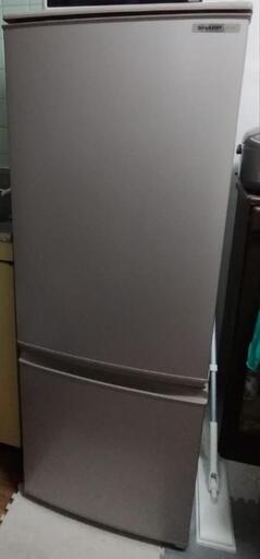 2ドア冷凍冷蔵庫167l シャープ2009年製