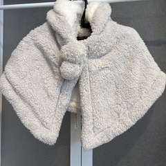 ベビー　モコモコポンチョ　うさぎ