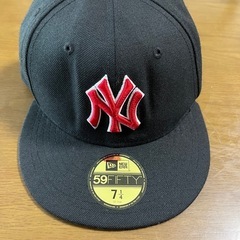 【ほぼ未使用】ニューエラ キャップ 59FIFTY ヤンキース 7 1/4の画像