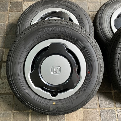 新車外し　N VAN 　軽トラ　エヌバン　タイヤ　ホイールセット