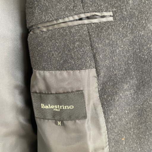 【美品】BALESTRINO　バレストリーノ　イタリア製 チェスターコート