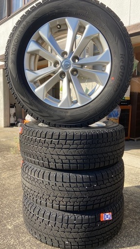 値下げ　スタッドレスタイヤ　ホイールセット　225/65r17 日産エクストレイル純正ホイール　激ミゾ