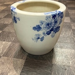 【昭和レトロ】火鉢　灰付き　金魚鉢　レア