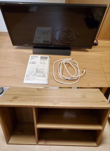 SHARP AQUOS 32インチテレビとテレビ台