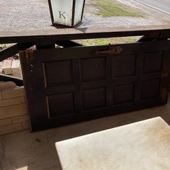 引取限定　木製扉　差し上げます