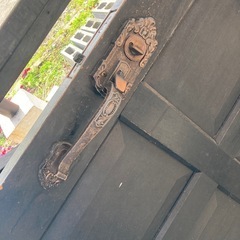 引取限定　木製扉　差し上げますの画像