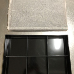 松花堂弁当箱六切10個セット【食器付き】の画像