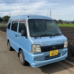 成約値下げ★サンバー⋆トランスポーター★車検12月まで　軽バン・スバル