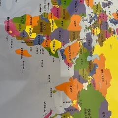 ほぼA1ソフトケース入りわかりやすい世界地図　最終値下げ‼️の画像