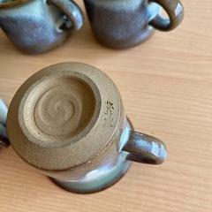 松代焼だと思うコーヒーカップ　5個の画像