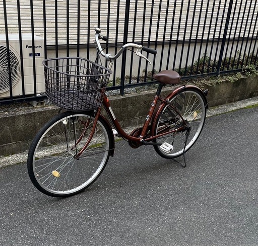 自転車　シティーサイクル　ママチャリ　26インチ