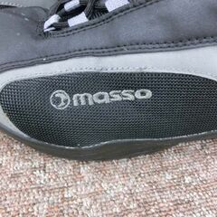 スノーボードブーツ 28cm US10サイズ masso 紐 ブラック 黒 マッソ スノボ用ブーツ スノーボード用ブーツ スノボブーツ 札幌 西野店の画像