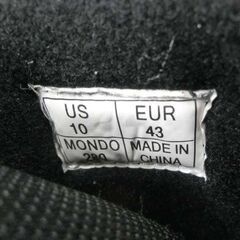 スノーボードブーツ 28cm US10サイズ masso 紐 ブラック 黒 マッソ スノボ用ブーツ スノーボード用ブーツ スノボブーツ 札幌 西野店の画像