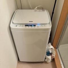 2023年ハイアール洗濯機3.3kg