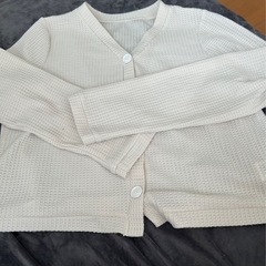ショート丈長袖カーディガンの画像