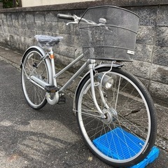 【26インチ自転車】ブリヂストン製　内装3段変速　オートライト付❗️前後タイヤ、サドル新品❗️若林自転車　浜大津店　SALE中❗️の画像