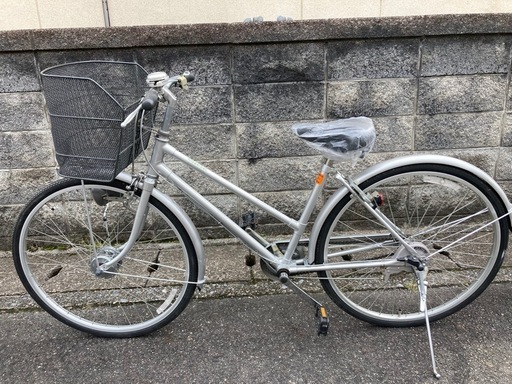 【26インチ自転車】ブリヂストン製　内装3段変速　オートライト付❗️前後タイヤ、サドル新品❗️若林自転車　浜大津店　SALE中❗️
