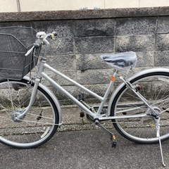 【26インチ自転車】ブリヂストン製　内装3段変速　オートライト付❗️前後タイヤ、サドル新品❗️若林自転車　浜大津店　SALE中❗️の画像