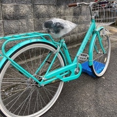 【26インチ自転車】美品❗️使用少ない❗️変速なし　サドル新品❗️若林自転車　浜大津店　SALE中❗️の画像