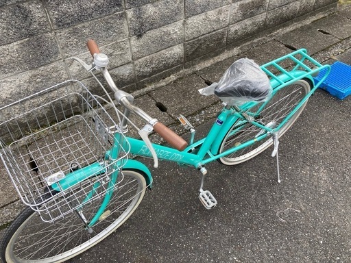 【26インチ自転車】美品❗️使用少ない❗️変速なし　サドル新品❗️若林自転車　浜大津店　SALE中❗️