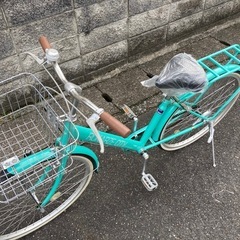 【26インチ自転車】美品❗️使用少ない❗️変速なし　サドル新品❗️若林自転車　浜大津店　SALE中❗️の画像