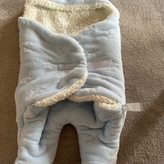 新生児おくるみ　青　男の子