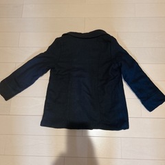 子供 コート  黒 120cmの画像
