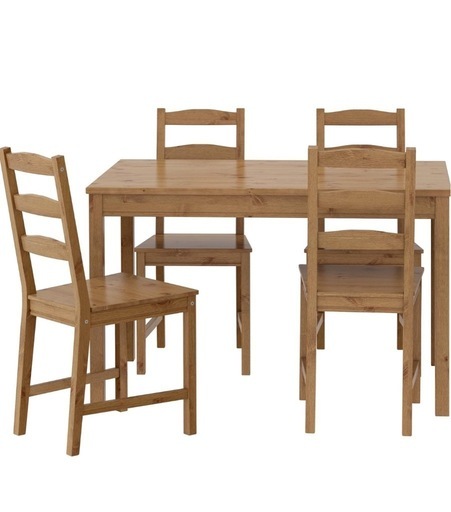 ＼IKEA JOKKMOKK テーブル＆4脚／　半年使用