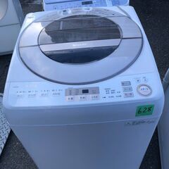 NO 628 ?北九州市内配送設置無料✨?　シャープ SHARP 全自動洗濯機 （9.0kg） ゴールド系 ES-GV9A-N