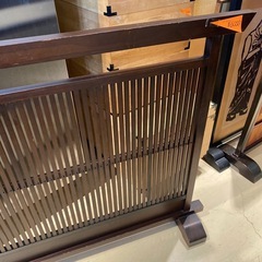 和風　つい立ての画像