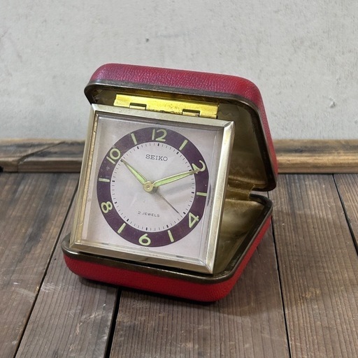昭和レトロ　SEIKO コンパクトアラーム　置き時計