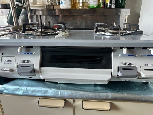 美品！ rinnai 2口ガスコンロ　都市ガス用