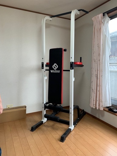 WASAI(ワサイ) チンニングスタンド ぶら下がり健康器 懸垂マシン マルチ筋肉トレーニングマシーン ベンチプレス HD5005