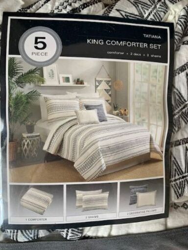 キングサイズ（269㎝×239㎝）表面は綿、中はポリエステル100％の掛け布団（※注意：掛け布団のみ）