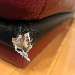  お取引き先決まりました⭐️ゆったりソファー　赤の画像