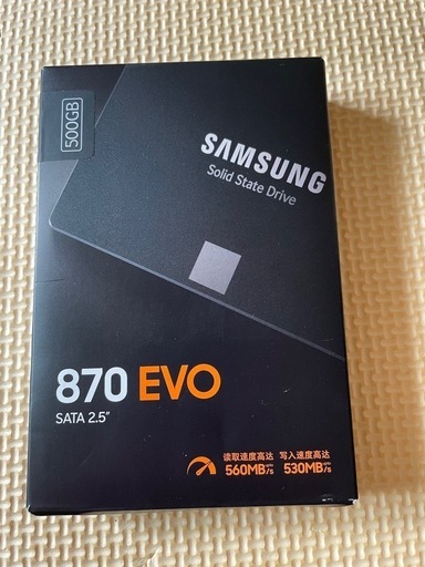 パソコンソフト Samsung 870 EVO SSD 500GB