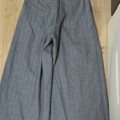 HELIOPOLE エリオポール タックワイドパンツ　パンツ　ロング　グレー　秋　冬　レディース　の画像