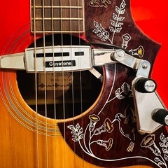 Conqueror  CS-27  日本製　ビンテージアコースティックギター　チェリーサンバースト　 グヤトーンPU付きの画像