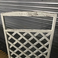 1052 屋外用 ラティス フェンス 白 ①　(967688)の画像