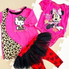 【お取引中】ベビー服9点セット NIKE/HELLO KITTY他の画像