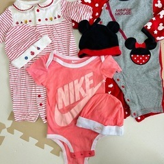 【お取引中】ベビー服9点セット NIKE/HELLO KITTY他の画像