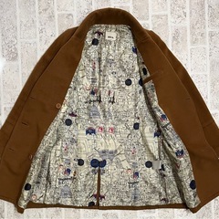 MIIAミーア レディース ロングコート キャメル ブラウン　#Sの画像