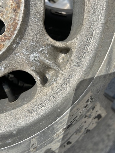 WESTERN WHEEL 15インチ 8.5j BFグッドリッチ 255/60-15 PCD115？アメ車 マッスルカー 値下げ交渉可能！