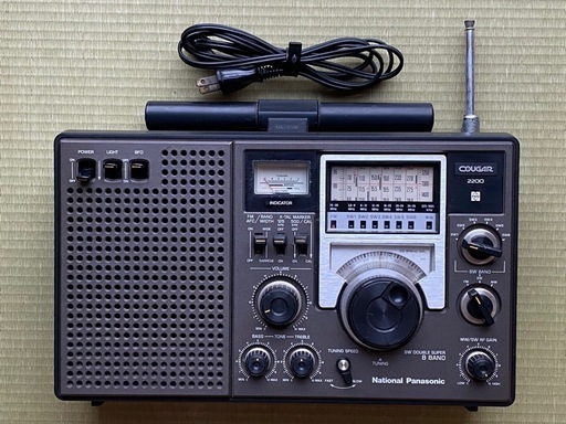 【値下げしました！昭和レトロBCLラジオ】ナショナル COUGAR 2200